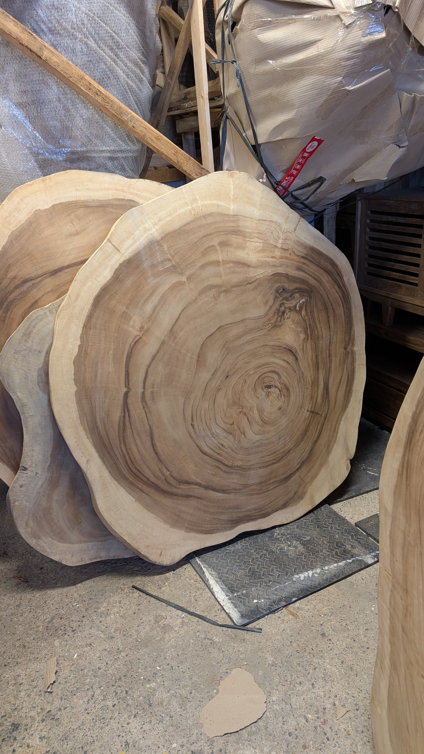 Plateau tranche de suar massif XXL