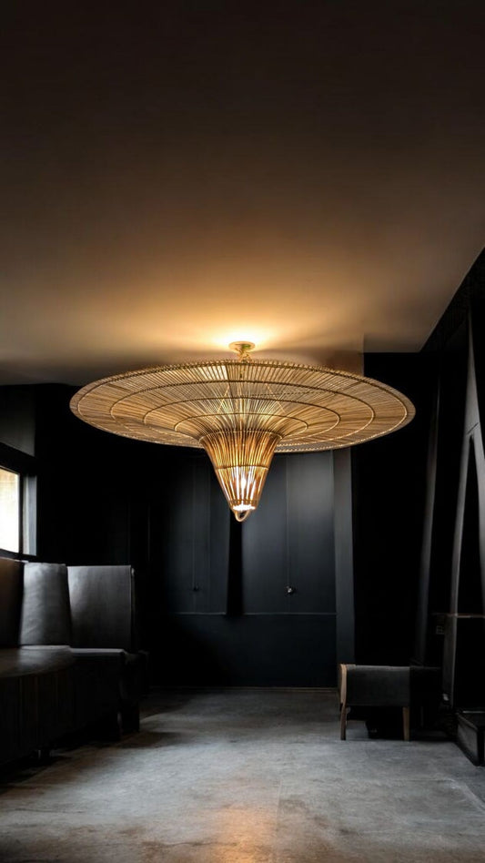 Suspension en rotin naturel "Rinjani"