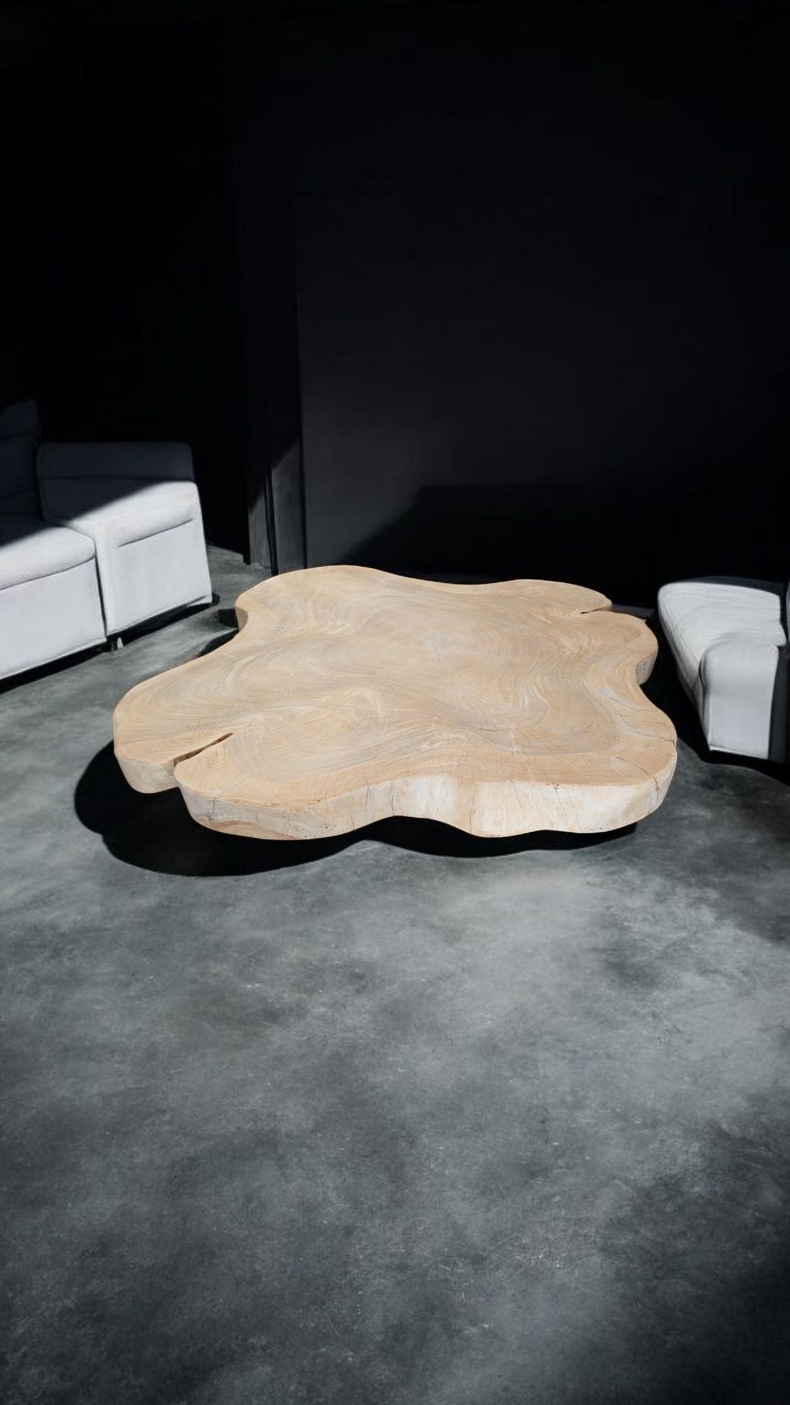 Plateau en Suar massif pour table basse