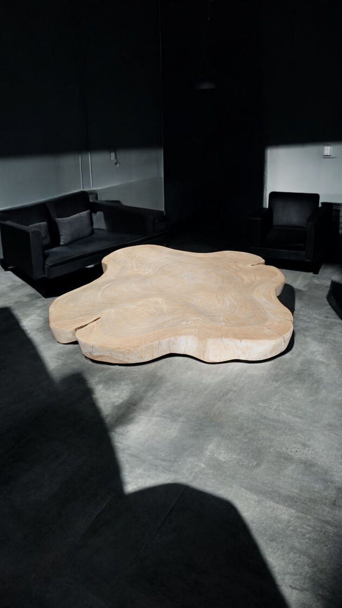 Plateau en Suar massif pour table basse