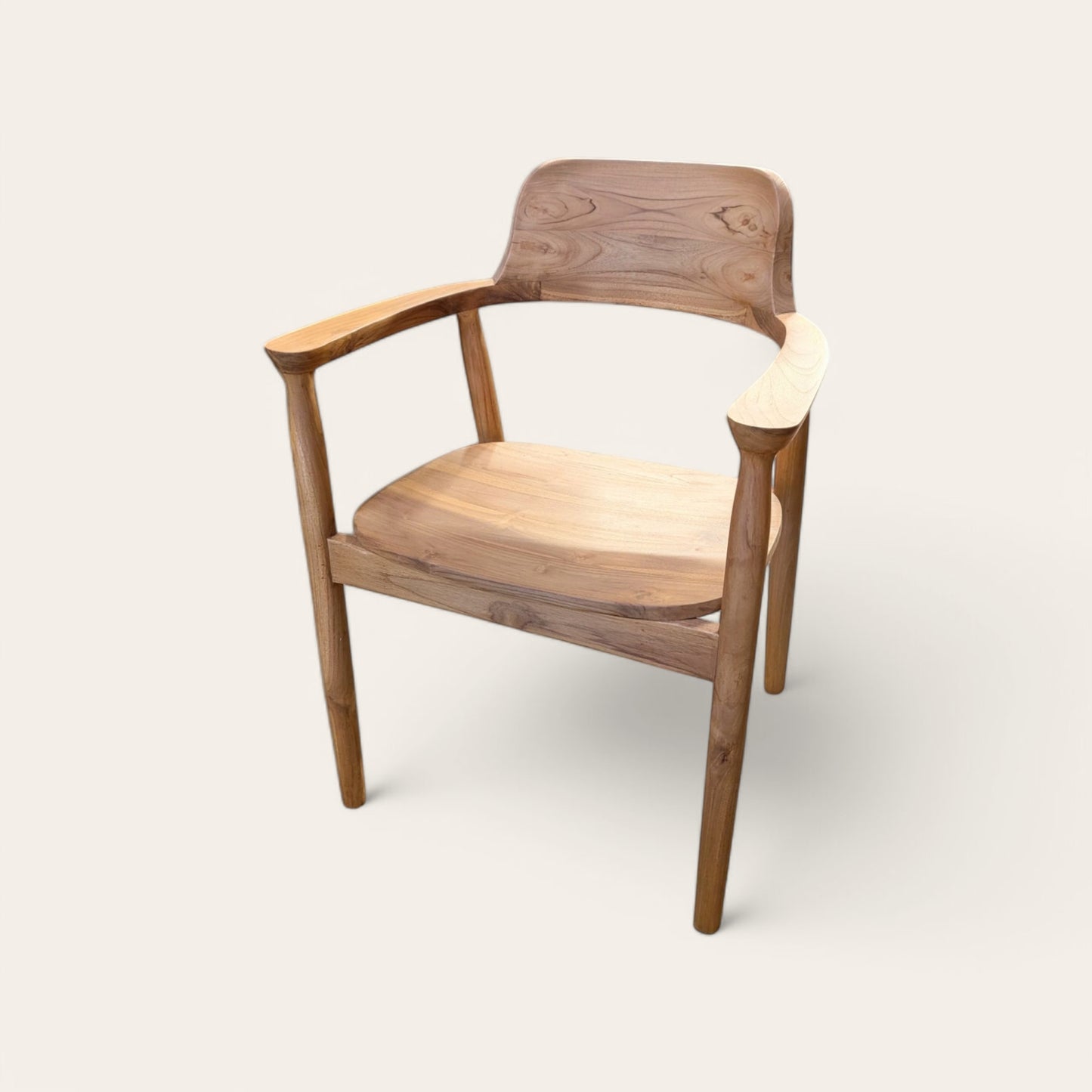 Chaise teck massif modèle "Hiroshima"