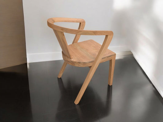 Chaise en teck massif modèle "Anyar"