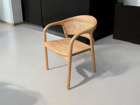 Chaise teck massif modele "Lombok"