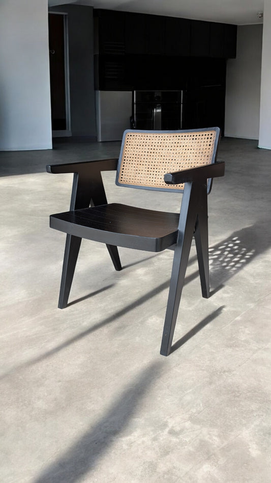 Chaise teck massif modele "Hitam"