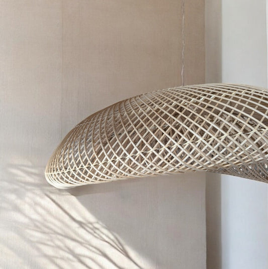 Suspension rotin naturel "Sinar"