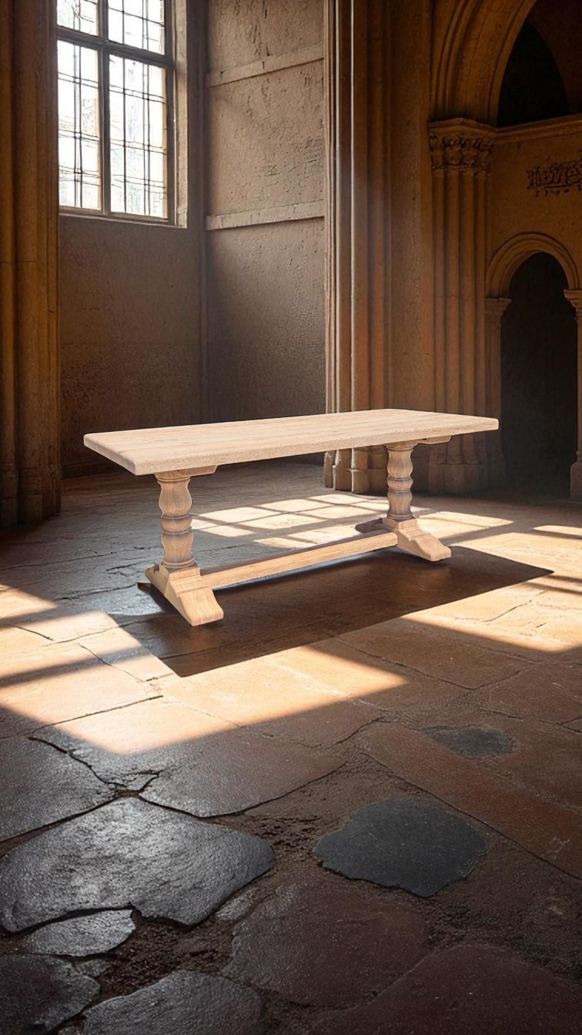 Table monastère ancienne + rallonges