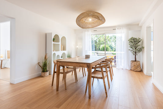 Table à manger teck massif