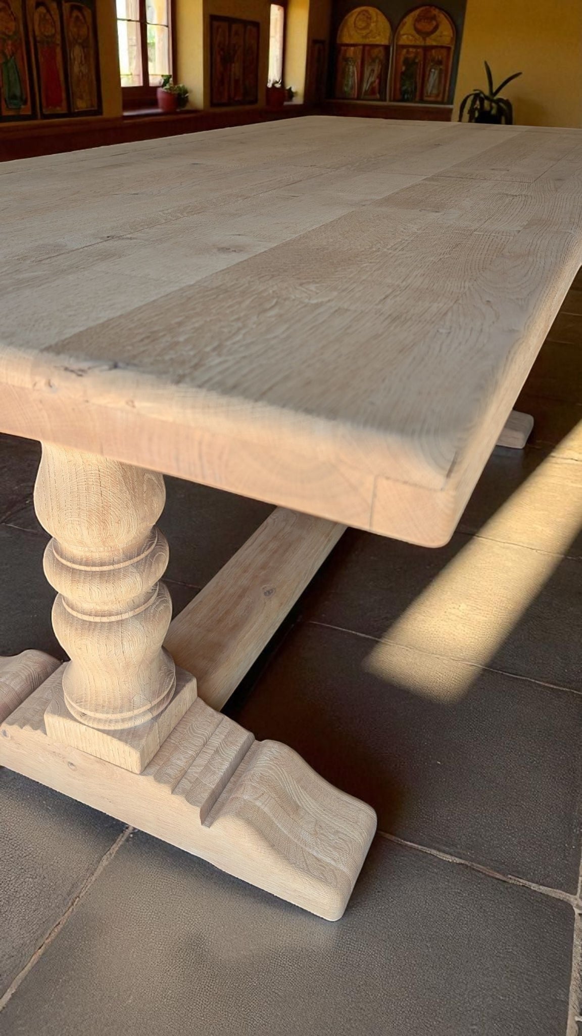 Table monastère ancienne + rallonges