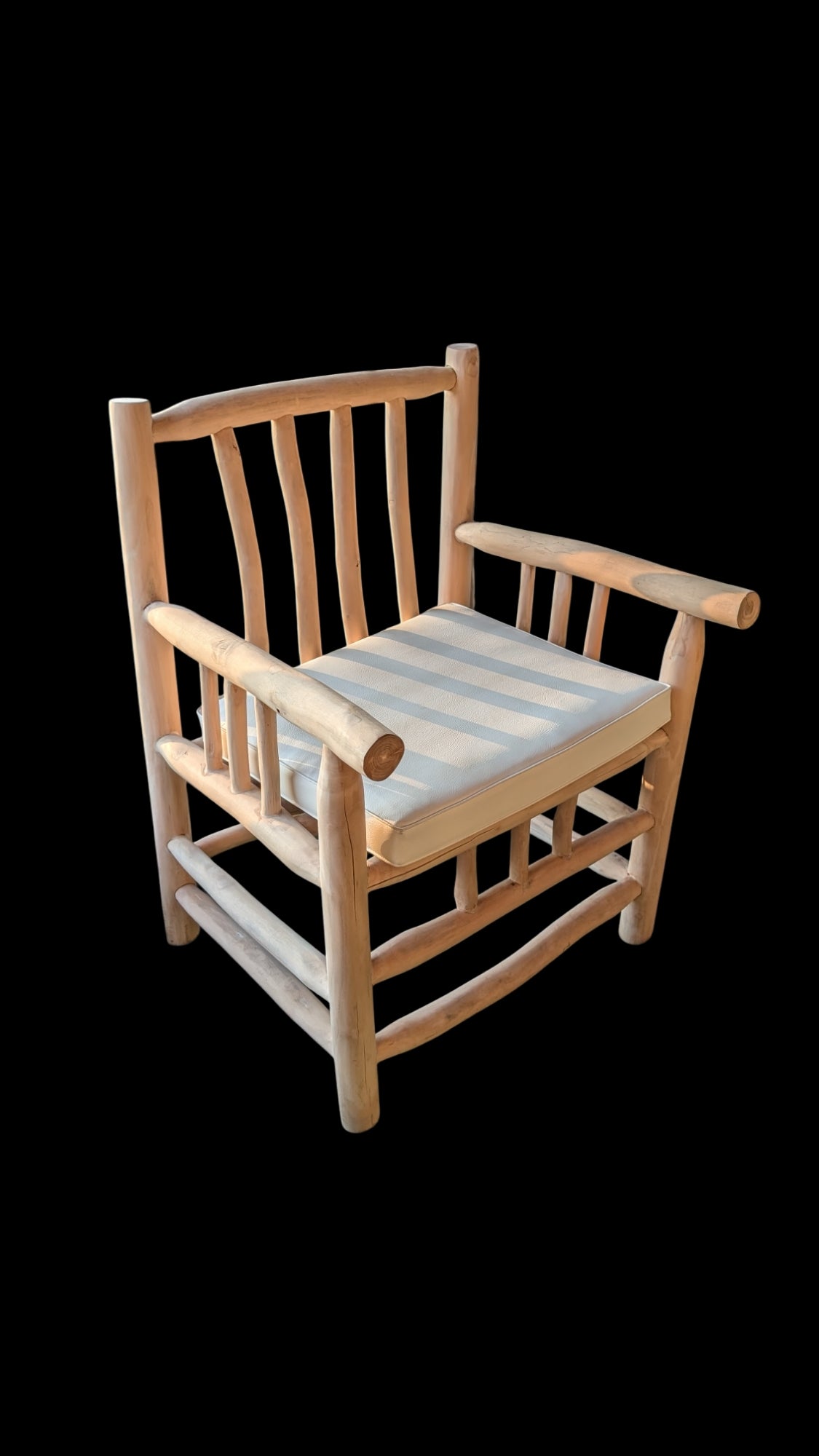 Fauteuil en teck flotté Medewi