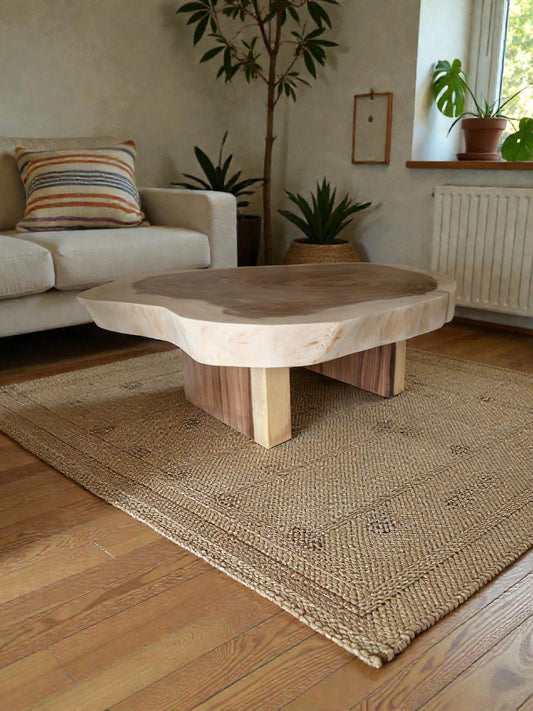 Table basse 100% sur massif