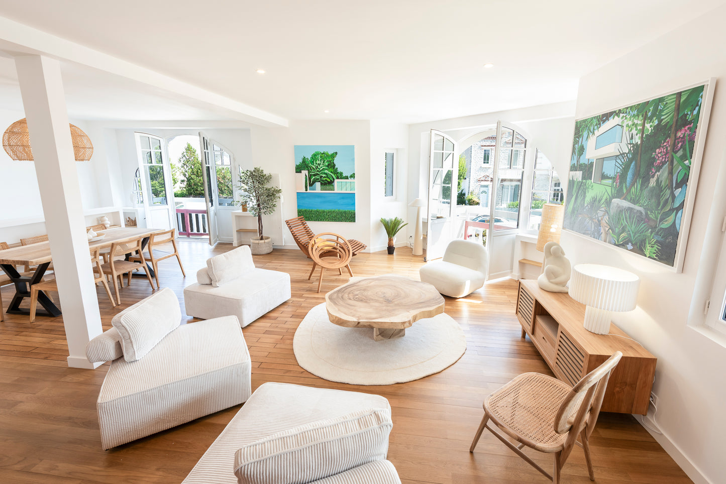 Plateau tranche de suar massif XXL