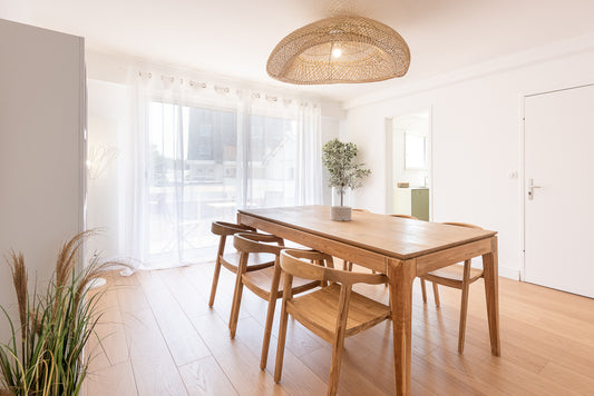 Table à manger teck massif