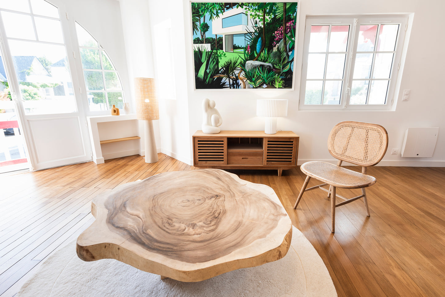 Plateau tranche de suar massif XXL